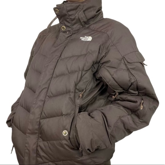 The North Face Jackets & Blazers - Vintage The North Face Puffer Brown Women’s Size Small 600 Fill Removable Hood